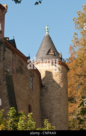 Il castello di Kriebstein in Germania. Foto Stock