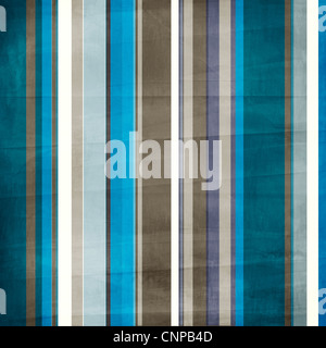 Blu, marrone, bianco striato sfondo astratto Foto Stock