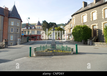 Statua di Gladstone in Ross on Wye in Galles del Nord Foto Stock