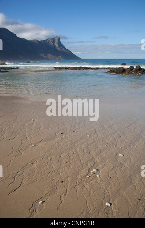La spiaggia di Kogel Bay, Western Cape, Sud Africa Foto Stock