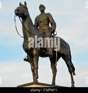 Monumento a Gettysburg (PA) battlefield in generale di Mead Foto Stock