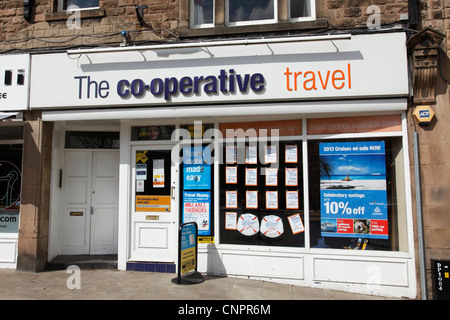 Un Co-Operative agente di viaggio a Matlock, Derbyshire, England, Regno Unito Foto Stock