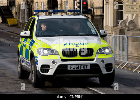 La BMW X5 Leicestershire auto della polizia. Foto Stock