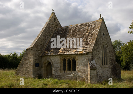 Il coro della chiesa di tutti i santi a Leigh, Wiltshire Foto Stock