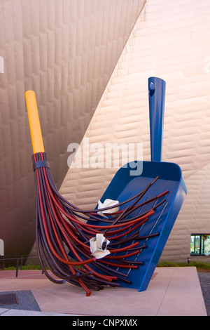 Il grande Scansione fuori dal Museo d'Arte di Denver, Colorado Foto Stock