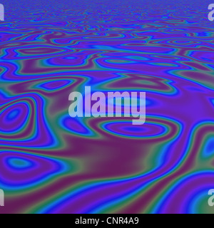 Blu e viola cicrles astratta per lo sfondo Foto Stock