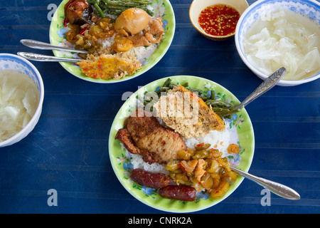 Preparate il cibo di strada Foto Stock