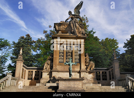 Repubblica ceca, Boemia, Praga, Praga Vysehrad Slavin Cimitero Pantheon Hall of Fame. Foto Stock