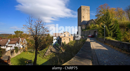 Il castello di Blankenstein, in Germania, in Renania settentrionale-Vestfalia, la zona della Ruhr, Hattingen Foto Stock