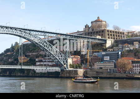 Ponte de Dom Luis I, Oporto, Portogallo Foto Stock