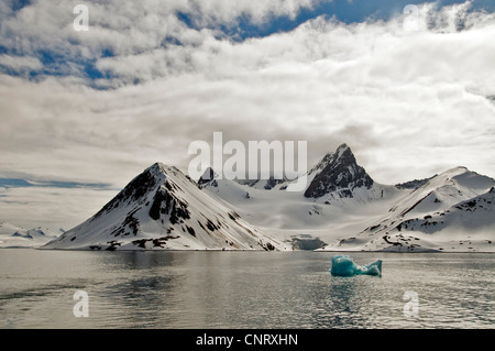 Scenario da Hornsund, Norvegia Isole Svalbard Svalbard e isole Foto Stock