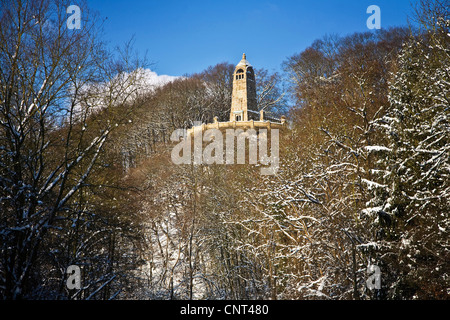 Berger memorial in inverno, in Germania, in Renania settentrionale-Vestfalia, la zona della Ruhr, Witten Foto Stock