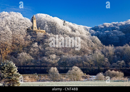 Berger memorial in inverno, in Germania, in Renania settentrionale-Vestfalia, la zona della Ruhr, Witten Foto Stock
