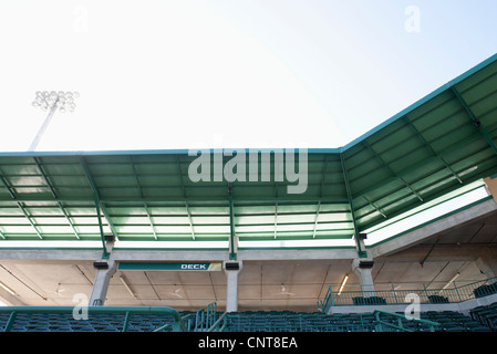 Stadio vuoto, ritagliato Foto Stock