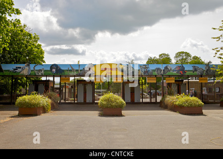 Lo Zoo Whipsnade ingresso, Inghilterra Foto Stock