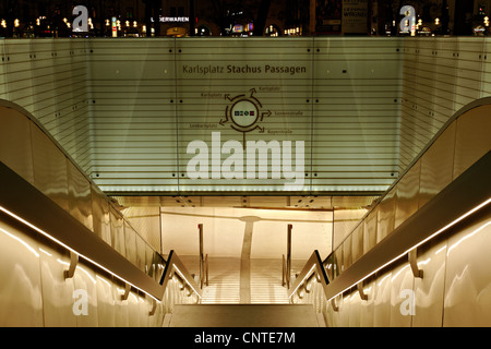 Karlsplatz Stachus passaggio, Monaco di Baviera Baviera Germania Foto Stock
