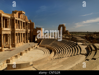 Sabratha antico sito, Libia Foto Stock
