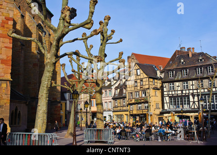 La Chiesa di San Martino a Colmar, Francia Foto Stock