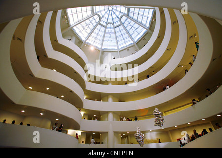 Solomon R Guggenheim Museum di New York City, Stati Uniti d'America Foto Stock