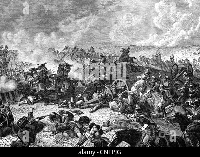 Events, Battle of Waterloo, 18.6.1815, Additional-Rights-Clearences-Not Available Foto Stock