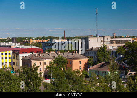 Russia, Pskovskaya oblast di Pskov, vista in elevazione della città Foto Stock