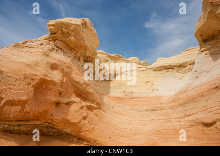 Colorate formazioni di arenaria nella nuova Mexicos deserto Foto Stock