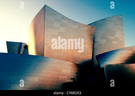 Il Walt Disney Concert Hall a 111 Sud Grand Avenue nel centro di Los Angeles, California. Foto Stock