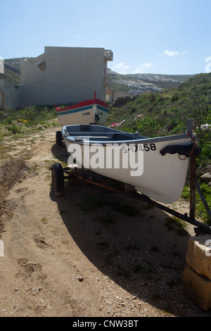 Una piccola pesca costiera barche Foto Stock