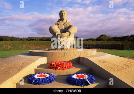 Regno Unito, Gran Bretagna, Inghilterra, Kent, Folkestone, La Battaglia di Bretagna Memorial a Capel-le-ferne Foto Stock