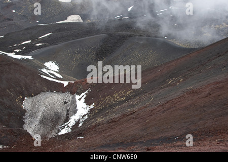 Paesaggio vulcanico del Monte Etna, Italia, Sicilia Foto Stock