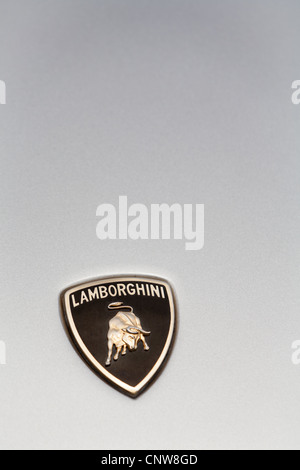 Lamborghini auto badge Montecarlo Foto Stock