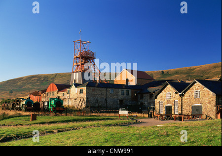 La Gran Bretagna, il Galles, Monmouthshire, Big Pit National Coal Museum a Blaenavon Foto Stock