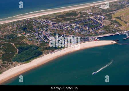 Foto aerea di Hoernum / Insel Sylt, Germania, Schleswig-Holstein, Sylt Foto Stock