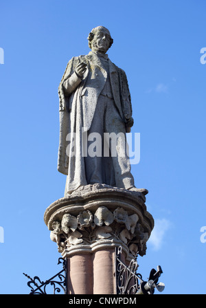 Statua di Thomas Sotheron Estcourt Market Place Devizes Foto Stock