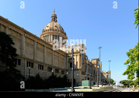 Museo Nazionale di Arte Barcellona Spagna Europa Catalogna MNAC Foto Stock