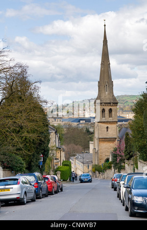 St Matthews e Widcombe hill Parish Hall, Widcombe Hill, Bath, Regno Unito Foto Stock