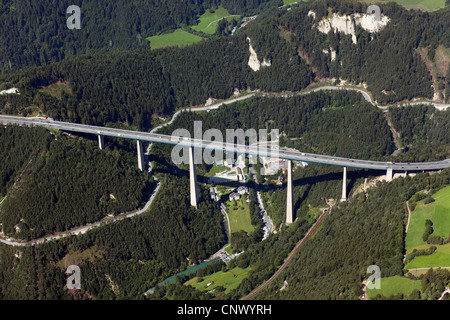 Europabruecke e Brennero autostrada federale, Austria Foto Stock