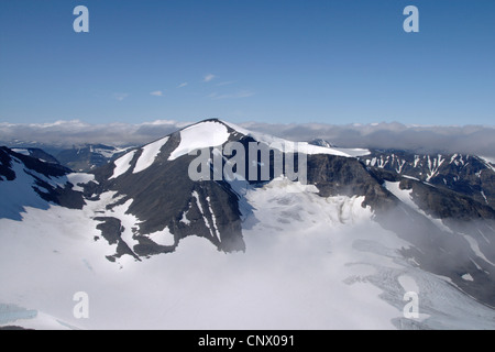 Le montagne in Sarek National Park, Svezia, Sarek National Park Foto Stock