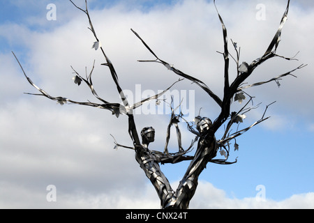 Le candelette Tree Blackbird Leys Station Wagon Foto Stock