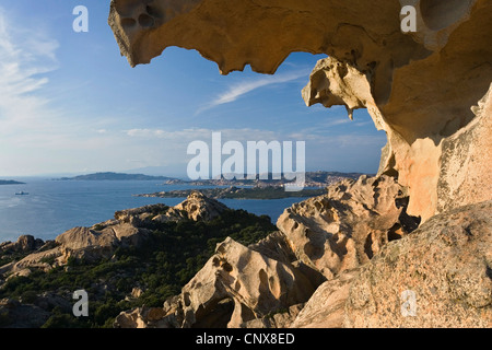 Bearrock a Capo d Orso, Italia Sardegna Foto Stock