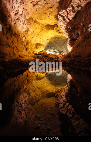 Cueva de los Verdes, Isole Canarie Lanzarote Foto Stock