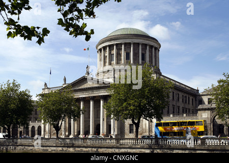 I quattro campi da tennis, Dublino, Irlanda Foto Stock