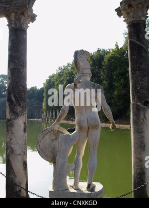 Ares, figlio di Zeus,Villa Adriana,Tivoli Foto Stock