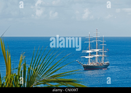 Clipper di ancoraggio 'Stad Amsterdam", Saint Vincent e Grenadine Foto Stock