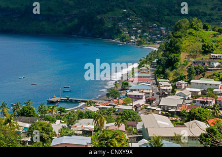 Chateaubelair, Saint Vincent e Grenadine, Chateaubelair Foto Stock