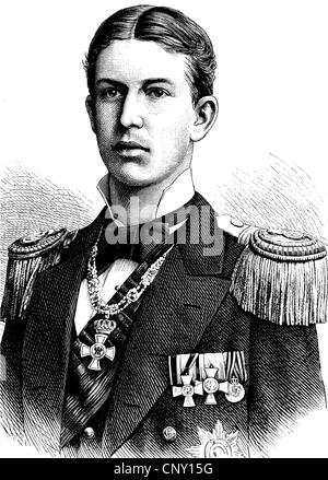 Il Principe Enrico di Prussia, noto anche come Albert Wilhelm Heinrich di Prussia, 1862 - 1929, Grand Ammiraglio e Comandante della Imper Foto Stock
