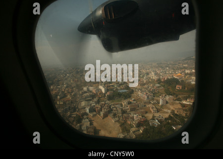 Vista aerea di Kathmandu, Nepal. Foto Stock