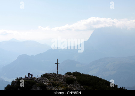 Vista da Steinplatte, Austria, Tirolo, Waidring Foto Stock