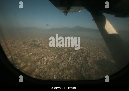 Vista aerea di Kathmandu, Nepal. Foto Stock