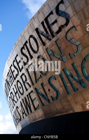 Wales Millennium Centre di Cardiff Wales, Regno Unito Foto Stock